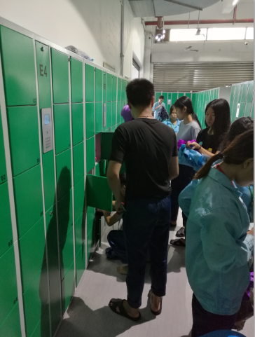 振耀工厂员工智能鞋柜